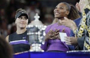 Bianca Andreescu y Serena Williams, EFE