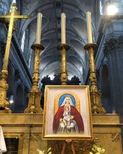 Virgen de Coromoto en Saint Sulpice de París