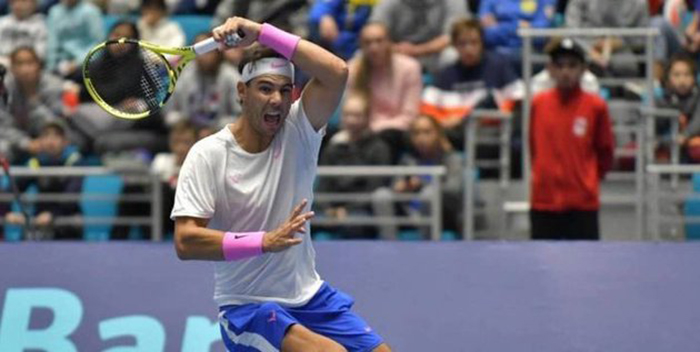 Nadal derrota a Djokovic en un partido benéfico en Kazajistán - 800Noticias