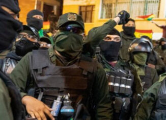 motín policial Bolivia