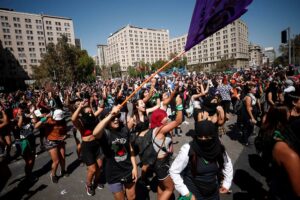 marcha feminista, Chile