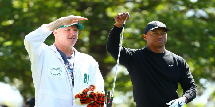 Tiger Woods y Joseph LaCava