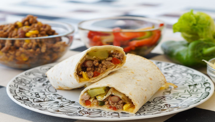 Receta de burritos mexicanos de carne picada - 800Noticias