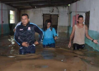 Sectores del estado Guárico anegados por fuertes lluvias