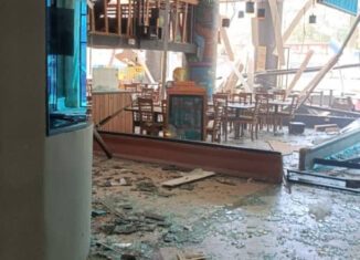 explosión en el centro comercial Babilonia, en Ciudad Guayana.
