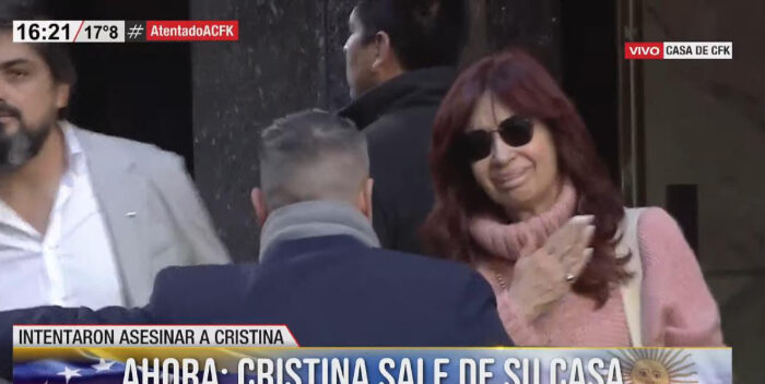 Medios no publicaron ataque a Cristina Fernández horas antes de que pasara