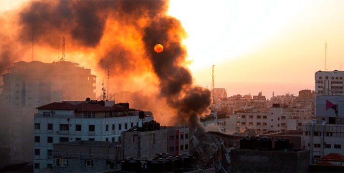 Más de 20 muertos por un incendio en la Franja de Gaza
